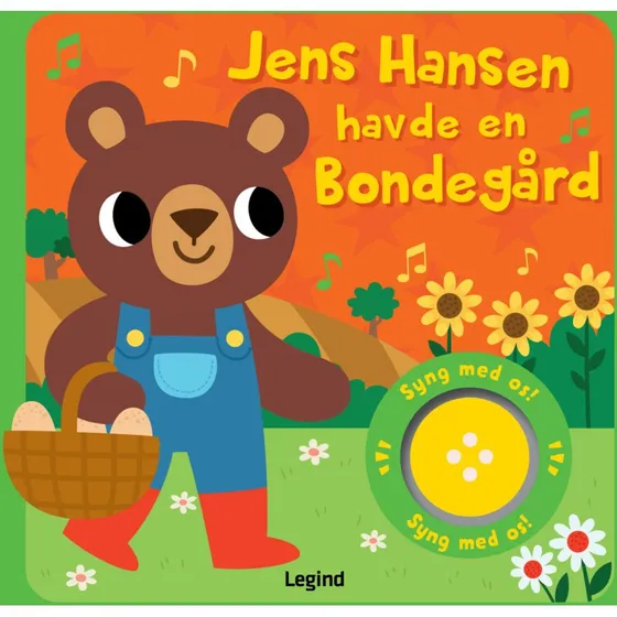 Jens Hansen havde en bondegård – Sangbog med musik