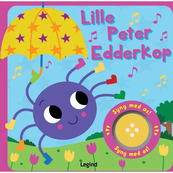 Lille Peter Edderkop – Sangbog med musik (papbog)