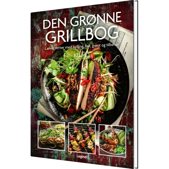 Den Grønne Grillbog – Kogebog (hardcover)