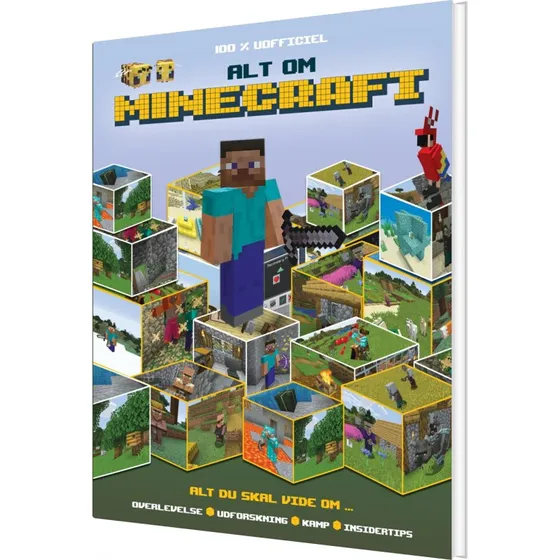 Alt om Minecraft – Guide til overlevelse & sjov (hardcover)