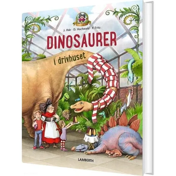 Dinosaurer i drivhuset – børnebog (hardcover)
