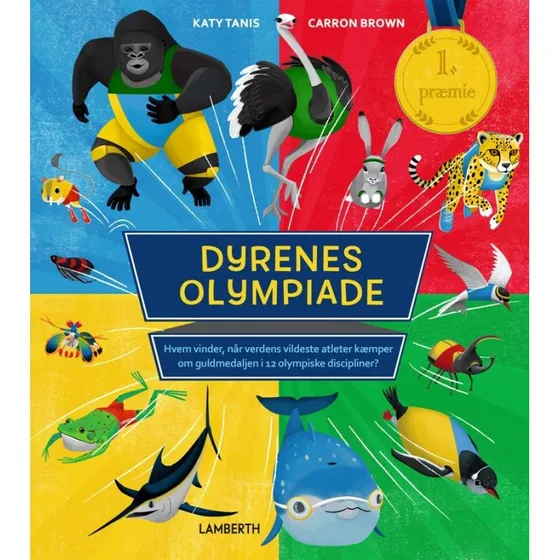 Dyrenes Olympiade – børnebog (hardcover)