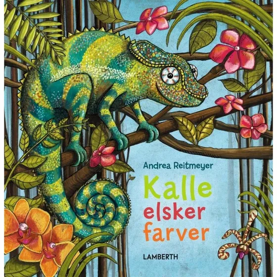 Kalle elsker farver – børnebog (hardcover)