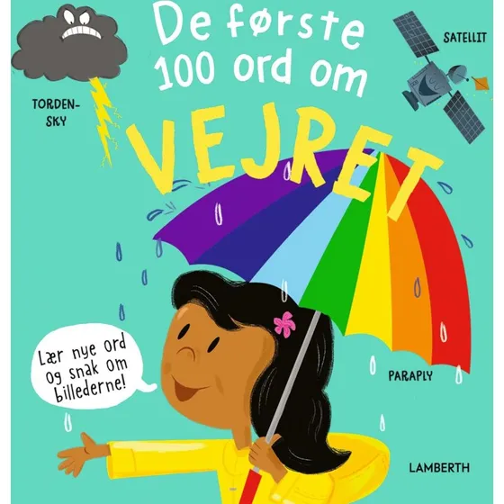De første 100 ord om vejret – børnebog (hardcover)