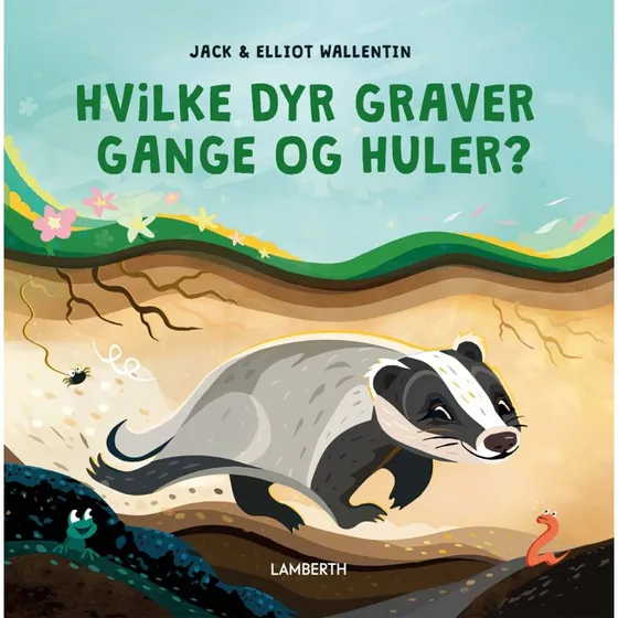 Hvilke dyr graver gange og huller? – Børnebog (Hardcover)