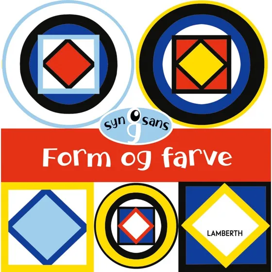Form og Farve – Papbog til spædbørn (0-6 mdr)