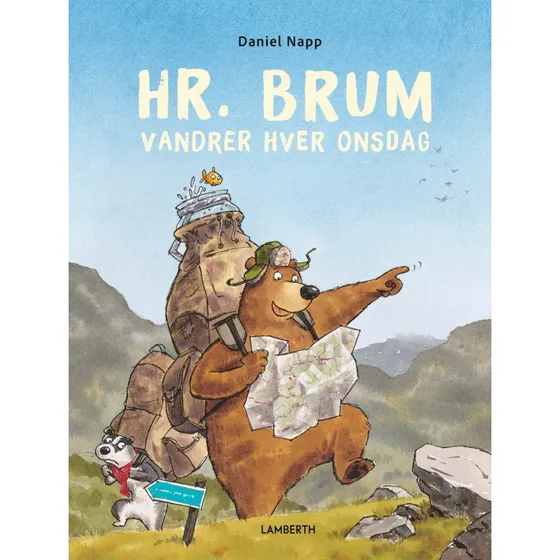 Hr. Brum: Vandrer hver onsdag – Børnebog (hardcover)