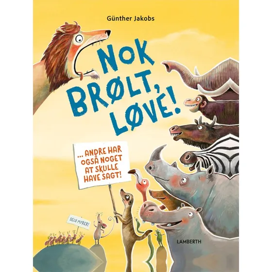 Nok brølt, Løve! – børnebog (hardcover)