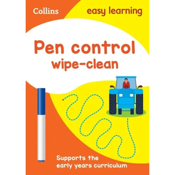 Collins Pen Control Age 3-5 Wipe Clean Activity Book