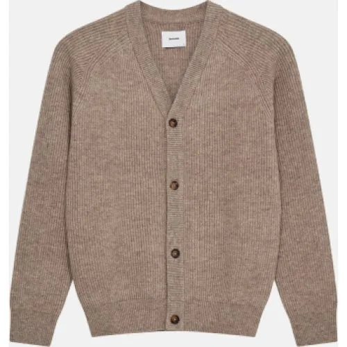 Resteröds Kyle Cardigan i uld - Sand