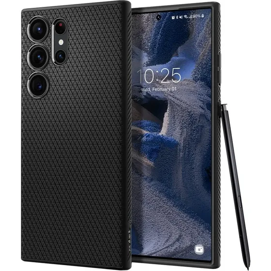 Spigen Liquid Air Black til Samsung Galaxy S23 Ultra