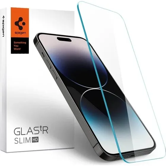Spigen Glass.tR Slim HD Skærmbeskytter til iPhone 14 Pro Max