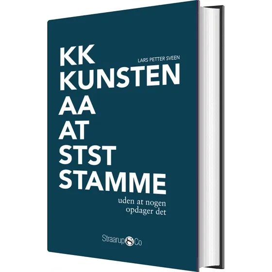 Kunsten at stamme – Lars Petter Sveen (hardback)