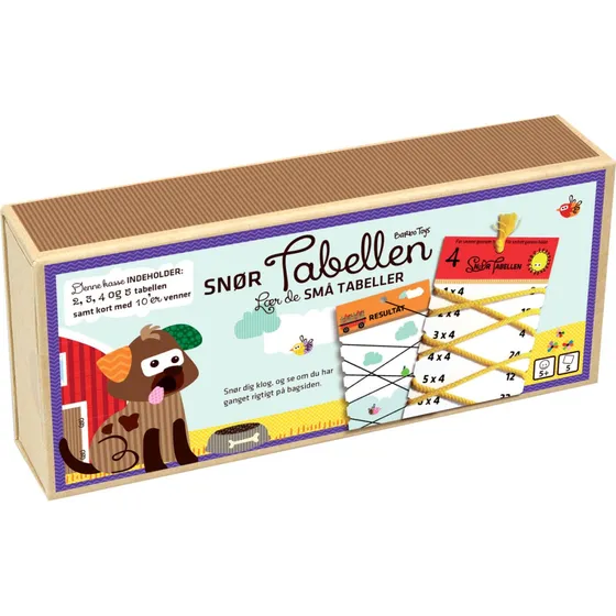 Wacky Wonders - Snør Tabellen 2-5 (DK/SE)