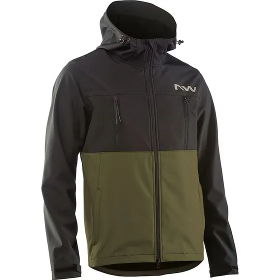 Northwave Easy Out Softshell Jakke Herre - Grøn/Sort