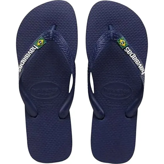 Havaianas Brasil Logo Flip-flops - Navy/Rust