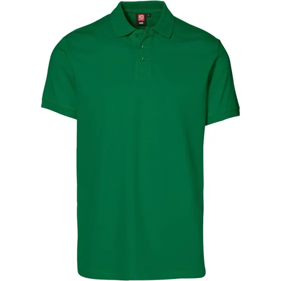 ID Piqué Polo Trøje Stretch Grøn XL