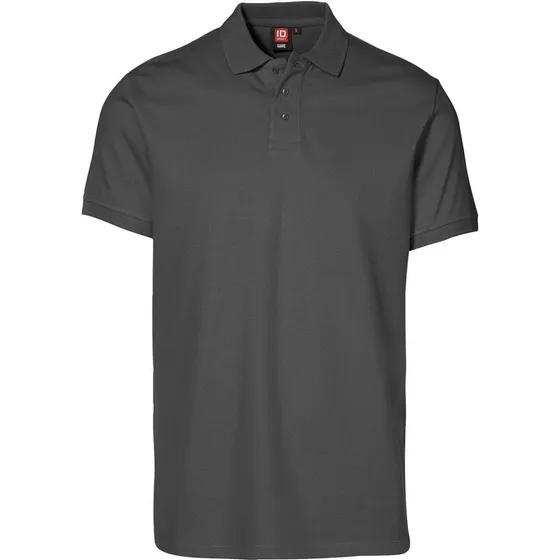 ID Piqué Polo Stretch Koksgrå L