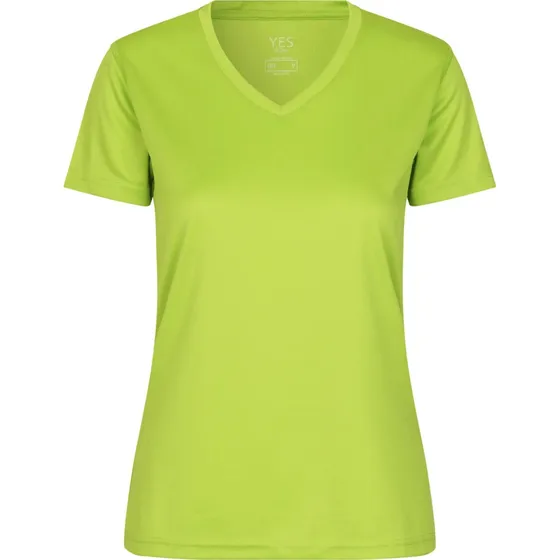 YES Active T-shirt Dame Lime 2XL
