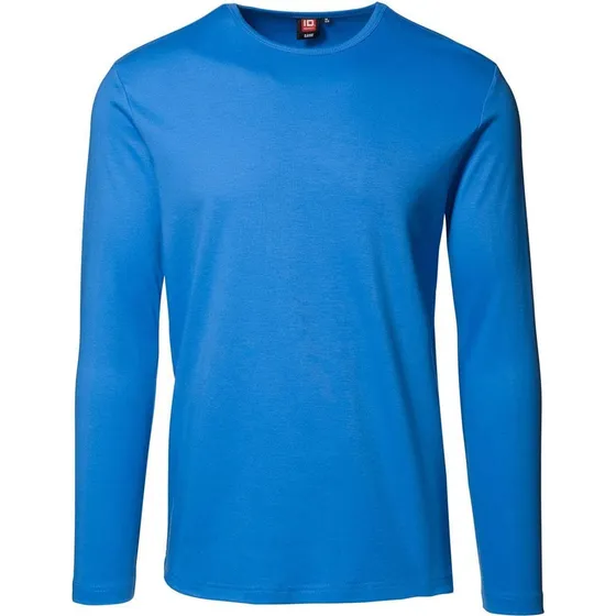 ID Tætsiddende Langærmet T-shirt Azur 3XL