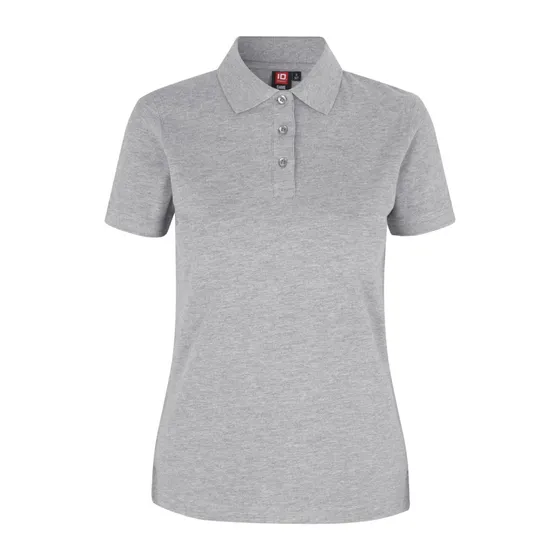 ID Dame Polo - Grå Melange - M