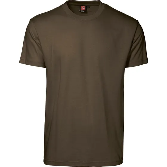 ID T-Time T-shirt Rund hals - Mørk Oliven - M