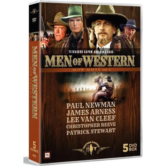 Men Of Western Box 3 - 5 DVD-film i box-sæt