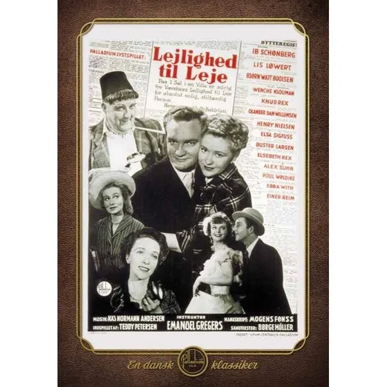 Lejlighed Til Leje - 1949 - DVD - Dansk Film