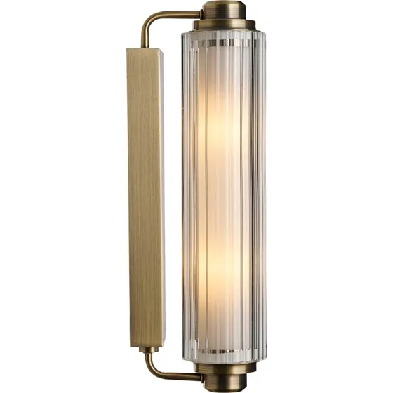 Nordlux Nimal væglampe i messing, 2x E14