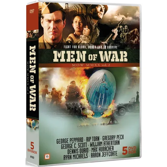 Men Of War Box 2 - 5 DVD Krigsfilm Sæt