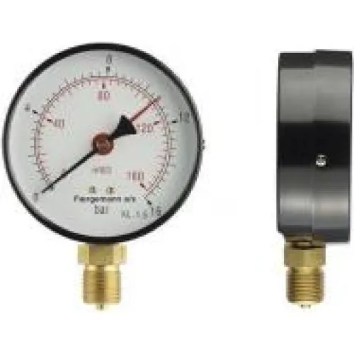 Erik Færgemann Manometer 1/2xø80 0-1 bar/0-10 mvs