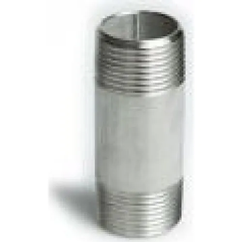 Rf/sf 316 Sammenskåret Nippelrør 1" - 316L Rustfrit