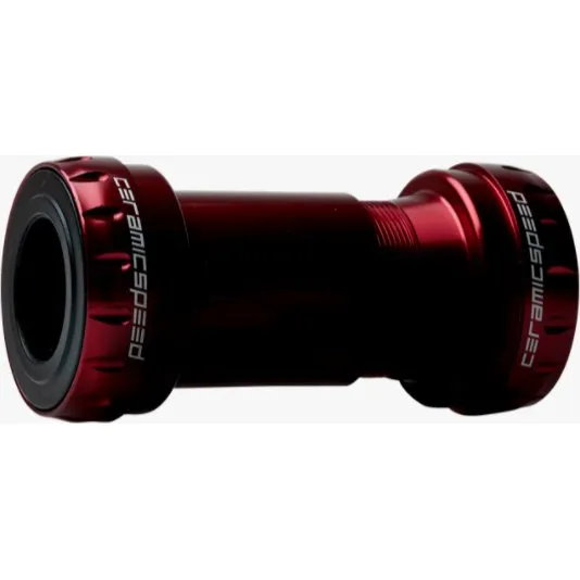 CeramicSpeed Keramiske kranklejer BB30 til 24 mm Rød