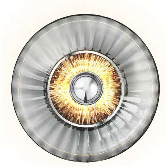 Design by Us New Wave Optic Wall XL væglampe, smoke