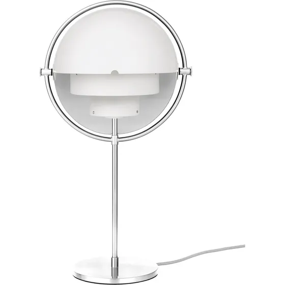 GUBI Multi-Lite Bordlampe Chrome/White