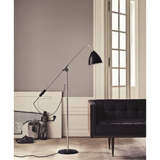GUBI Bestlite BL4 Gulvlampe Ø21 Messing/Grå
