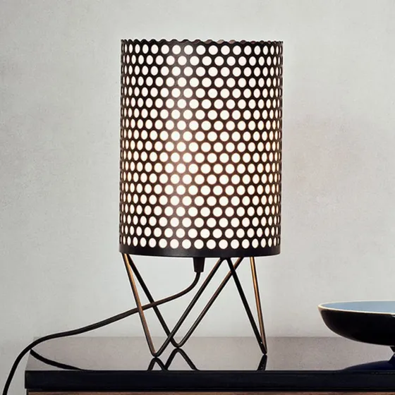 GUBI Pedrera ABC Bordlampe Sort