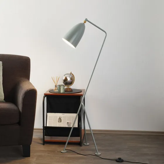 GUBI Gräshoppa Gulvlampe Blå-Grå