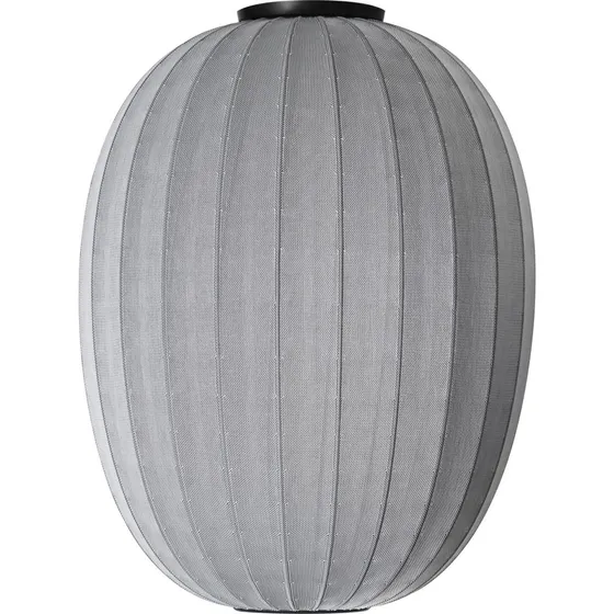 Knit-Wit High/Oval Loftlampe Ø65 Sølv