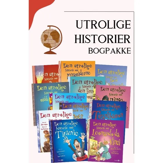 Utrolige historier – Bogpakke (12 hardbacks)