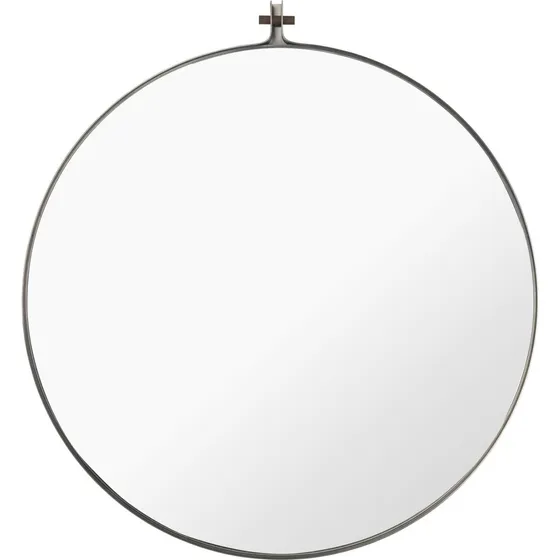 Kristina Dam Dowel Spejl - Stål & Valnød Ø70 cm