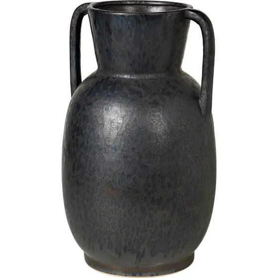 Broste Copenhagen Silma vase 52 cm - Antique grey/Black