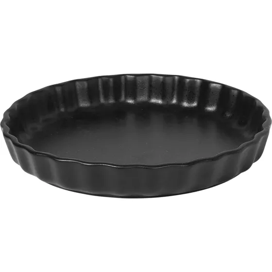 Broste Copenhagen Vig ovnfast form, rund, sort, medium