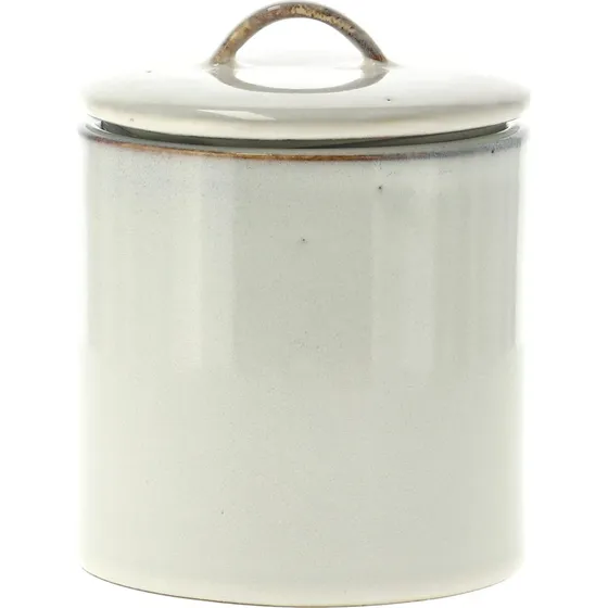 Broste Copenhagen Nordic Sand krukke med låg, 12 cm