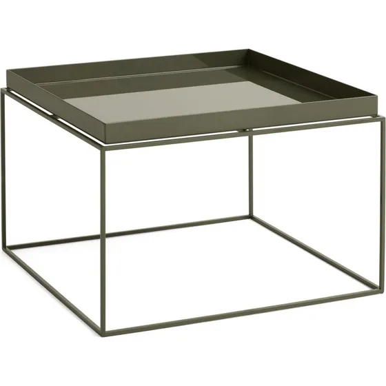 HAY Tray Table Sofabord Olivengrøn 60x60x39 cm