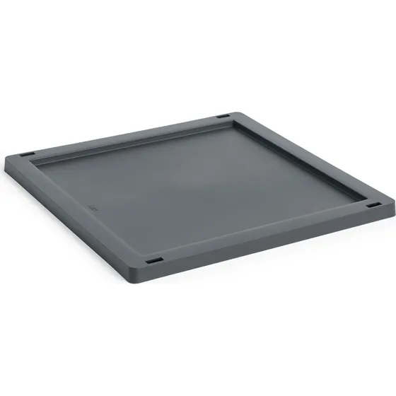 HAY Colour Crate Låg til Medium Square/Cube - Charcoal