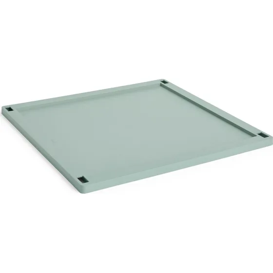 HAY Colour Crate Large Square Låg - Sage Green