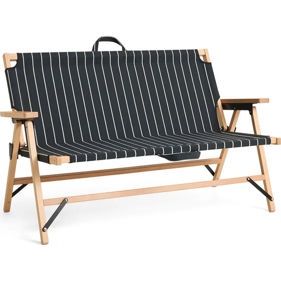 HAY Outdoor Market sammenklappelig sofa, sort/beige