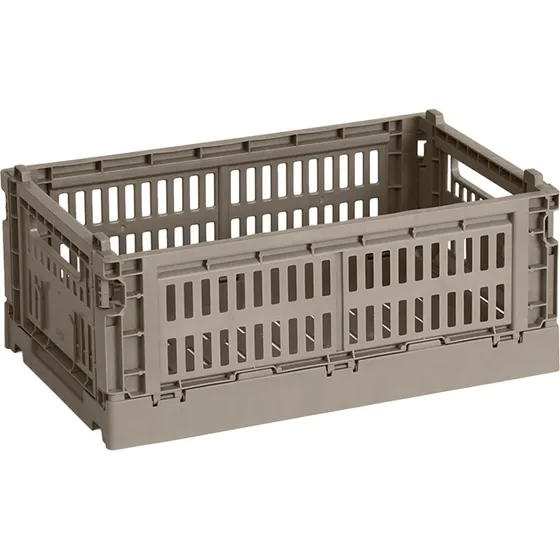 HAY Colour Crate Small Opbevaringskasse - Warm Grey