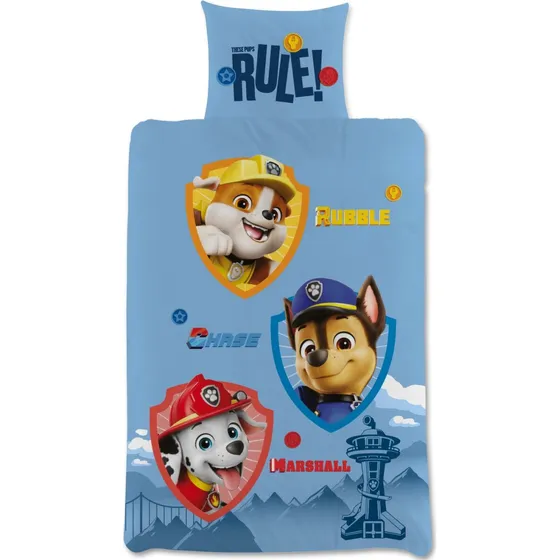 Paw Patrol Sengesæt Junior Blå 120x160 cm